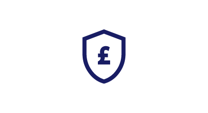 A shield shaped icon representing Financial Protection